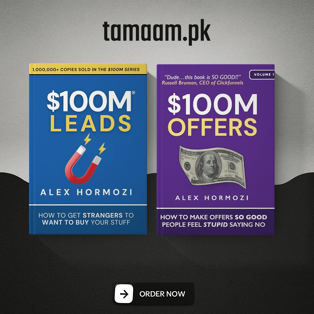 $100m leads & offers book set by alex hormozi