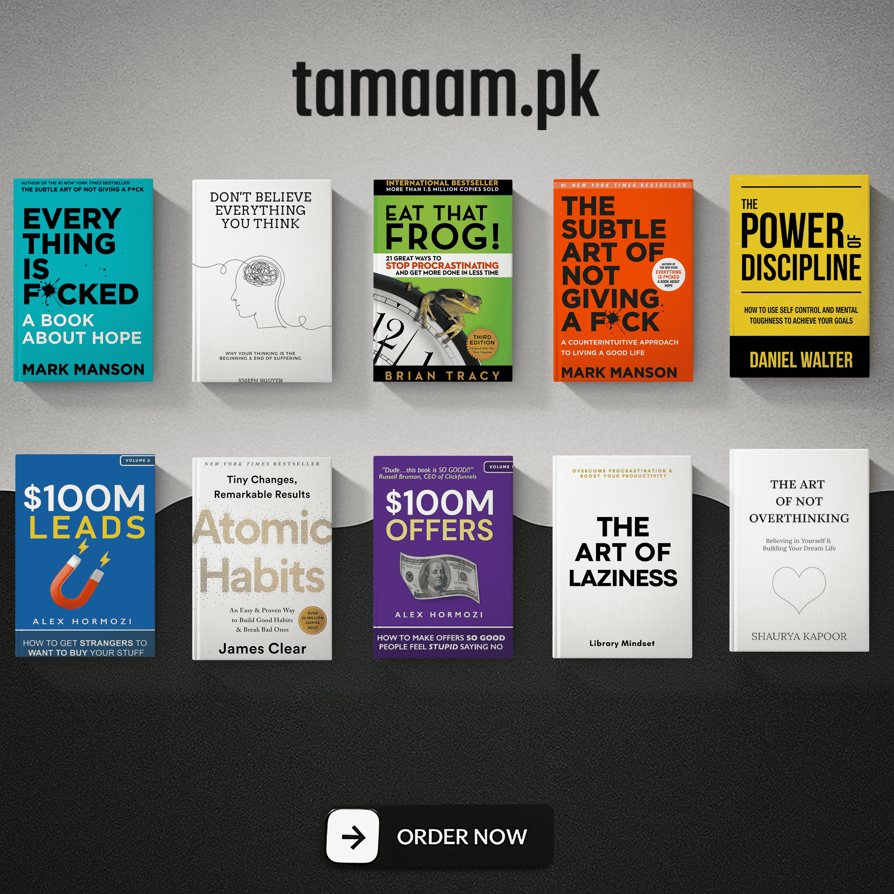 self help & motivation book set – 10 bestseller collection