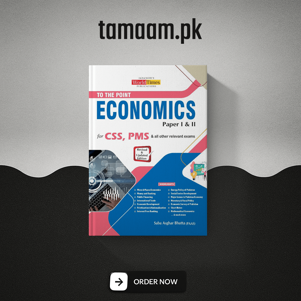 to the point economics for css, pms and other relevant exams