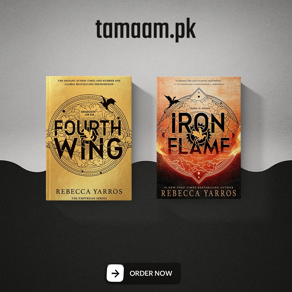 Fourth Wing & Iron Flame Fantasy Book Set (Premium, Hardcover Collector's Edition)