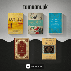 Rumi Collection – 5 Books Set | Spiritual Wisdom, Sufi Poetry & Islamic Inspiration