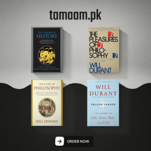 Will Durant Masterpiece Collection – 4 Books Set | History, Philosophy & Timeless Wisdom