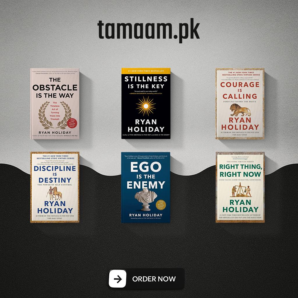 Ryan Holiday Complete Stoicism Collection – 6 Books Set | Discipline, Courage & Personal Growth